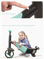3-in-1 Kids Convertible Scooter