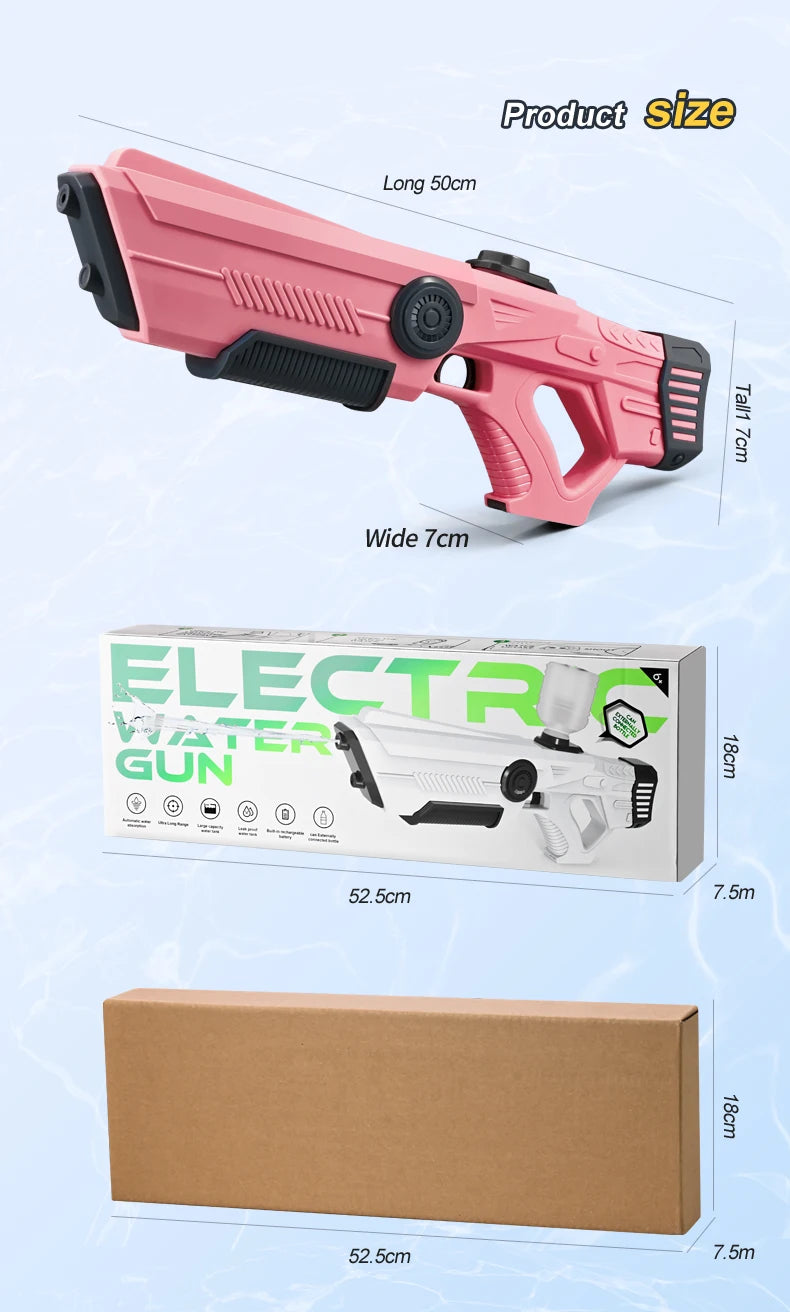 Electric burst water Toy gun - Fully automatic water Gun - High Pressure and Powerful range