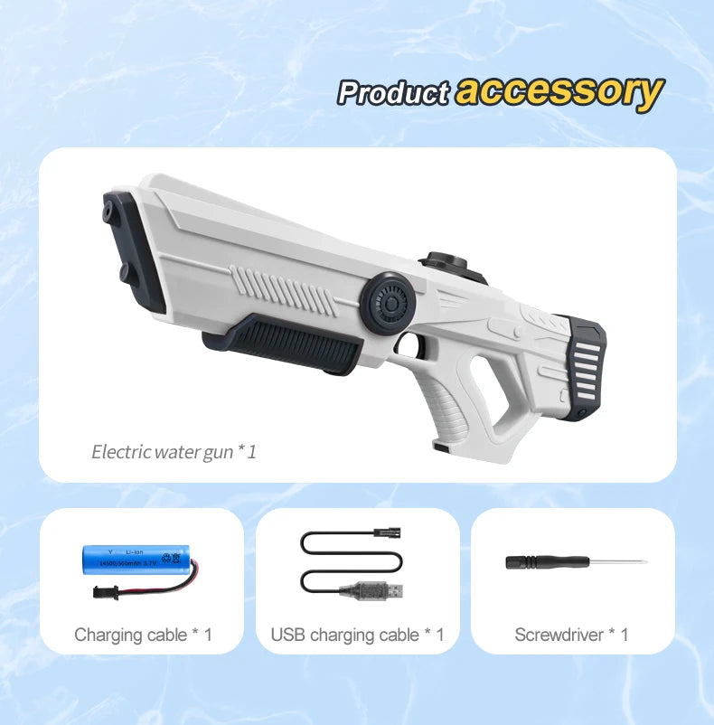 Electric burst water Toy gun - Fully automatic water Gun - High Pressure and Powerful range