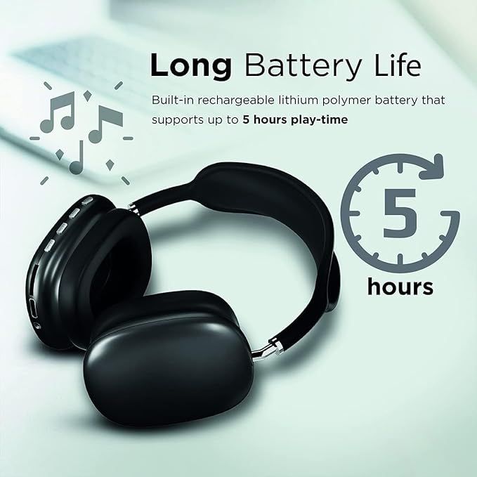 Wireless Headset Over-Ear Headphones with Mic