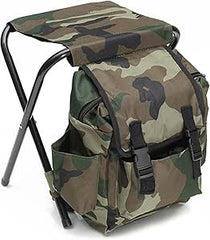Portable Mountaineering Backpack Chair, Foldable Chair
