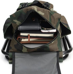 Portable Mountaineering Backpack Chair, Foldable Chair