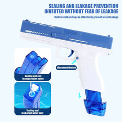 Electric Water Toy Gun Automatic Squirt Guns With Lights