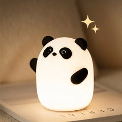 Rechargeable Cute Panda Night Light For Kids Room