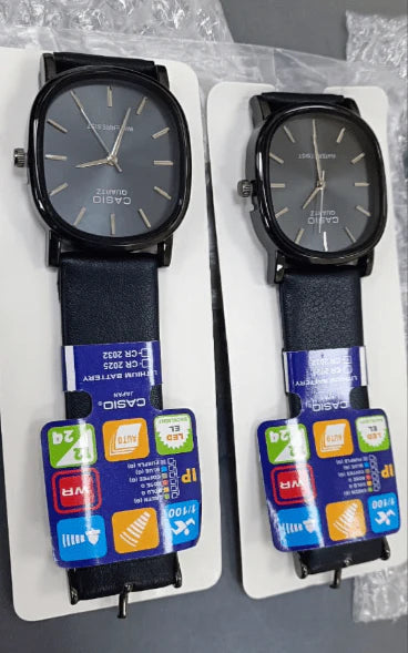 Casio Leather Wristwatch