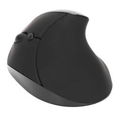 Left Hand Vertical Mouse 2.4G Wireless Vertical Ergonomic Mouse Rechargeable Mouse with USB Adapter Adjustable DPI for PC Black