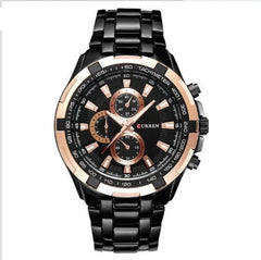 Men's Watch Business Steel Belt Quartz