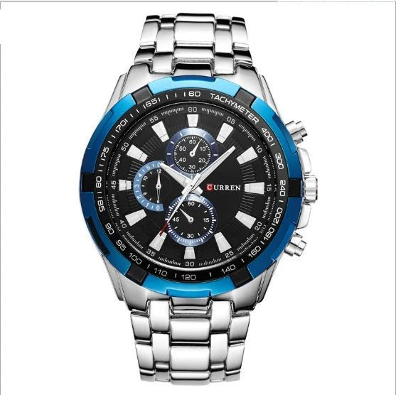 Men's Watch Business Steel Belt Quartz