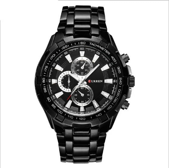 Men's Watch Business Steel Belt Quartz