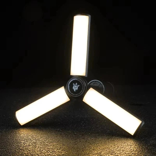 Super Bright Rechargeable Camping Light – 54 LED Multi-Function Lantern with Flashlight, Telescopic Pole &amp; USB-C Charging