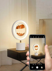 Rotating Sand Art LED Table Lamp – Relaxing Decorative Light
