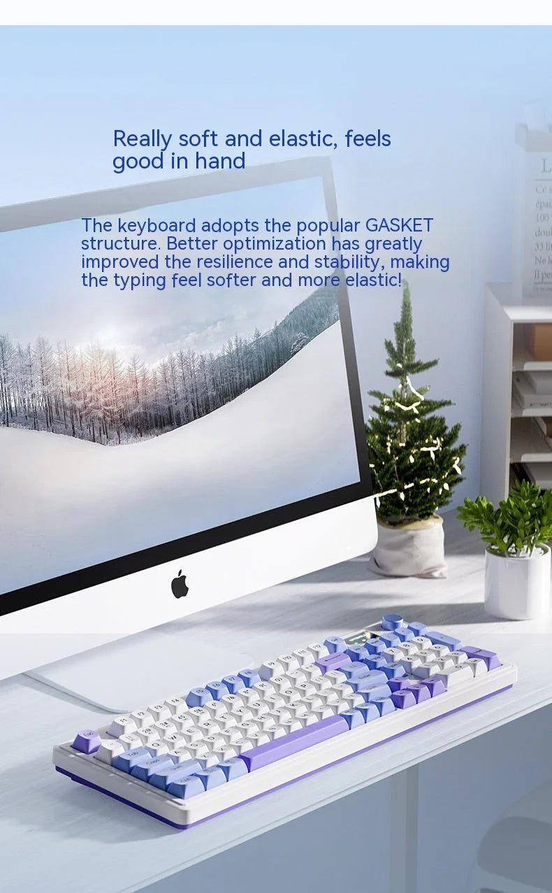 Langtu L98 – لوحة مفاتيح RGB ميكانيكية لاسلكية