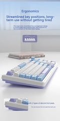 Langtu L98 – لوحة مفاتيح RGB ميكانيكية لاسلكية